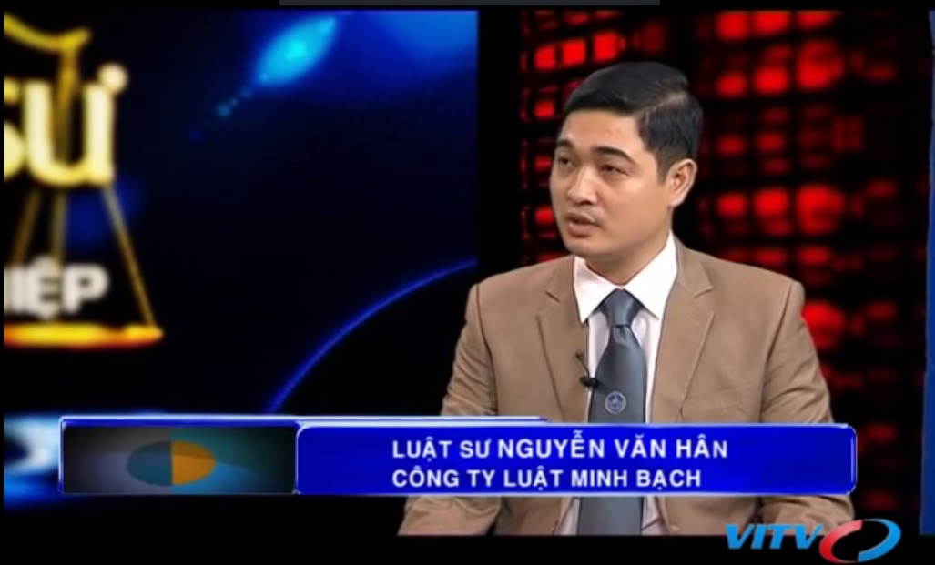 Luật sư Nguyễn Văn Hân tham gia chương trình Luật sư doanh nghiệp kênh truyền hình VITV